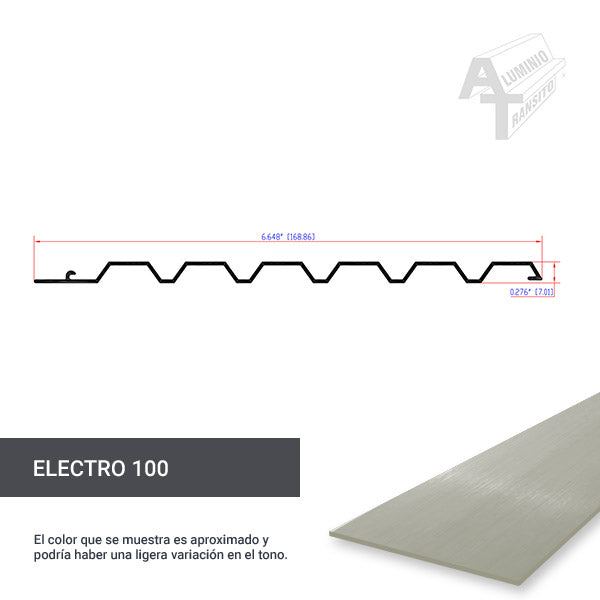 DUELA TRAPEZOIDAL LIGERA DE 6"