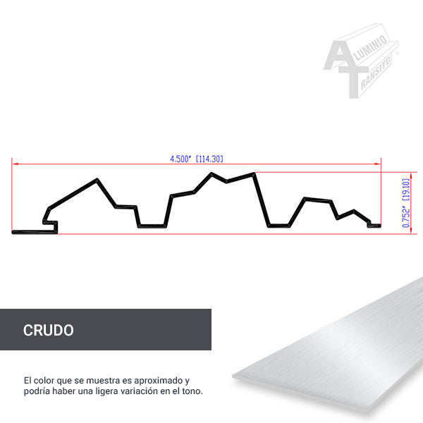 RECUBRIMIENTO GRAFICADO No. 2 DE 4 1/2"