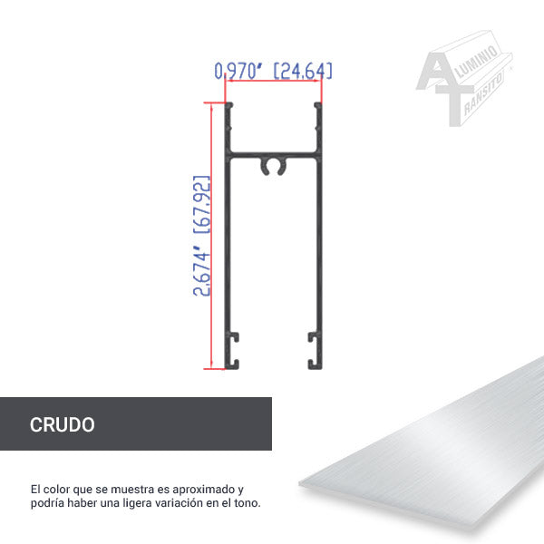 ZOCLO Y CABEZAL VENTANA DUO