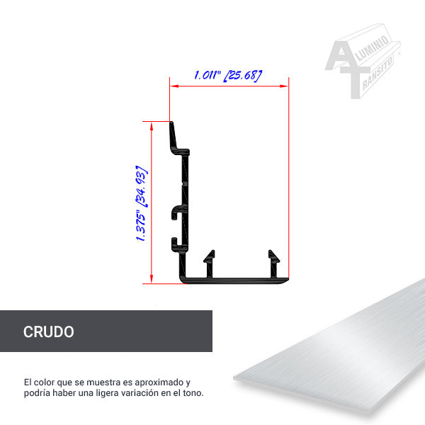 ADAPTADOR TRASLAPE SERIE 2500
