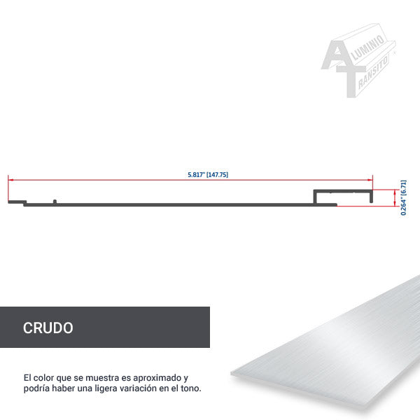 RECUBRIMIENTO LISO 5" LIGERO