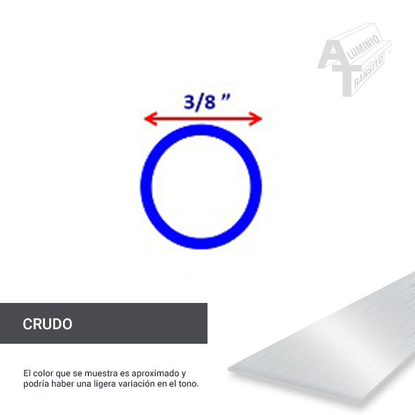 TUBO REDONDO DE 3/8" (9397)