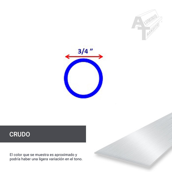 TUBO REDONDO DE 3/4" (9399)