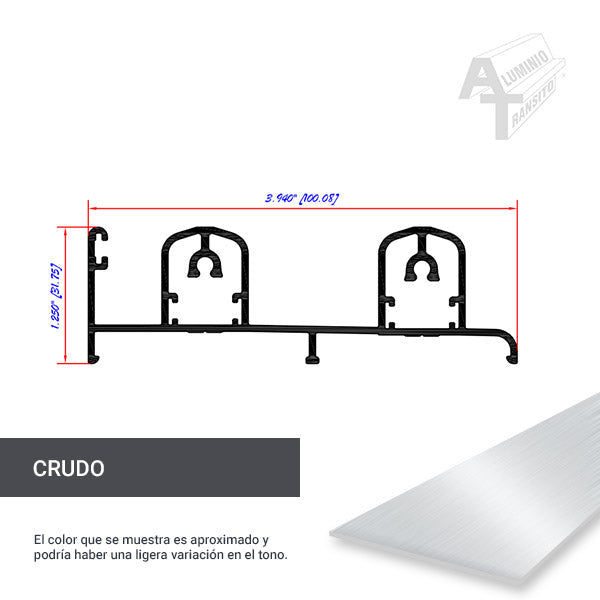 RIEL BAJO DOBLE 4500