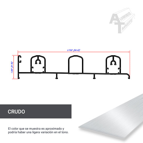 RIEL BAJO TRIPLE 4500
