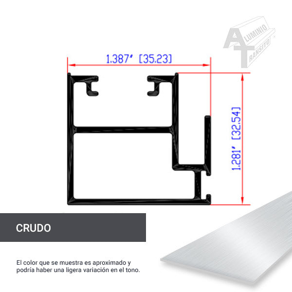 TRASLAPE VENTANA 3" (13090)