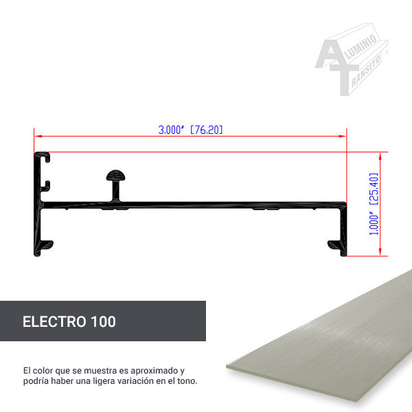 RIEL SIN MOQUITERO 3" (3083)