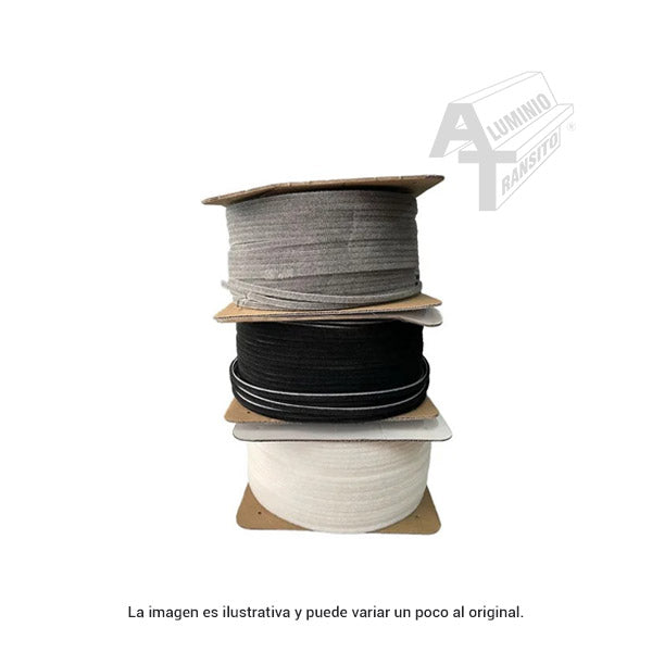 ROLLO DE FELPA DE 200 MTS NEGRA