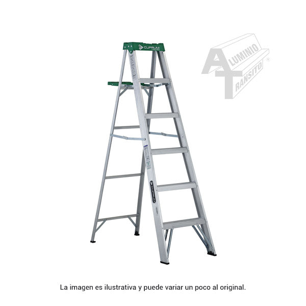 ESCALERA TIJERA BASE C/IMAN 1.83 MTS