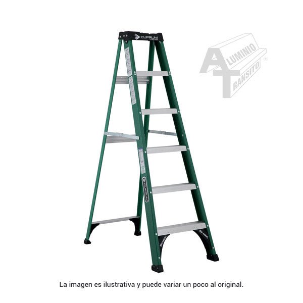 ESCALERA TIJERA FIBRA DE VIDRIO TII