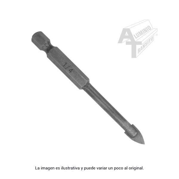 BROCA P/VIDRIO (PUNTA DE FLECHA) 1/4