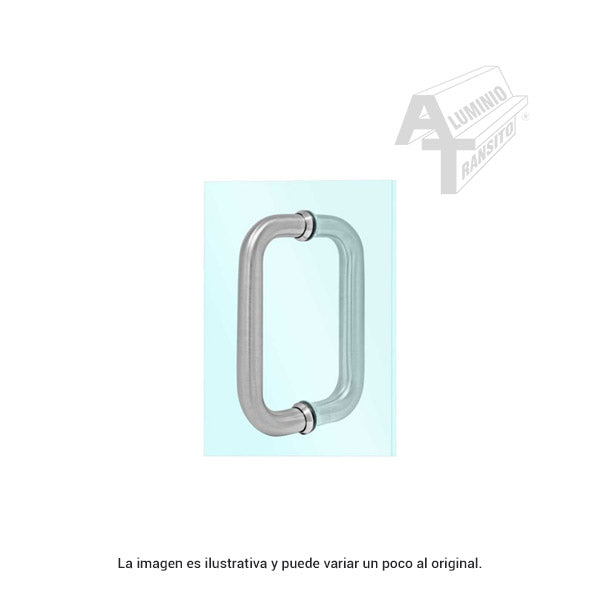 JALADERA TIPO C DE 30 ACERO SATIN