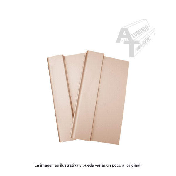 CONTRA PLANA DE 12 CM BRONCE