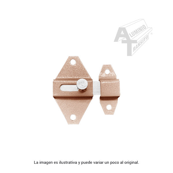 PASADOR ROMBO DE ALUMINIO BRONCE