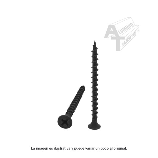 PIJA 8*2 C/PLANA PAVON, NEGRA