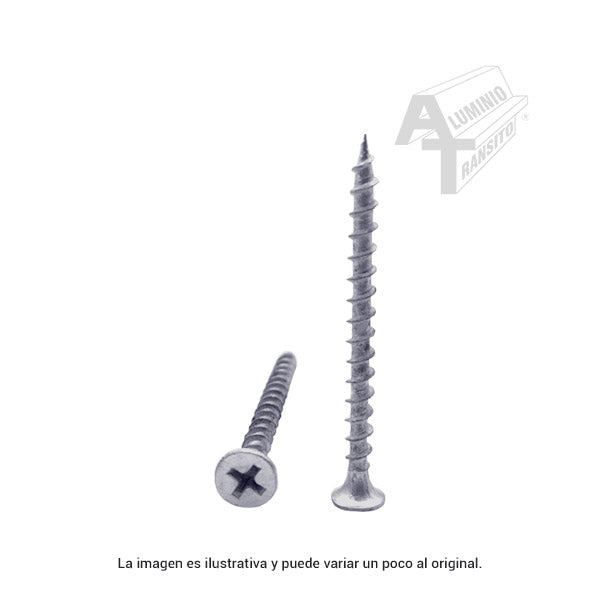 PIJA 8*2 C/PLANA GALVANIZADA