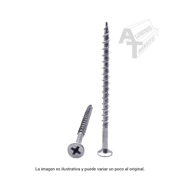 PIJA 8*2 1/2 C/PLANA GALVANIZADA