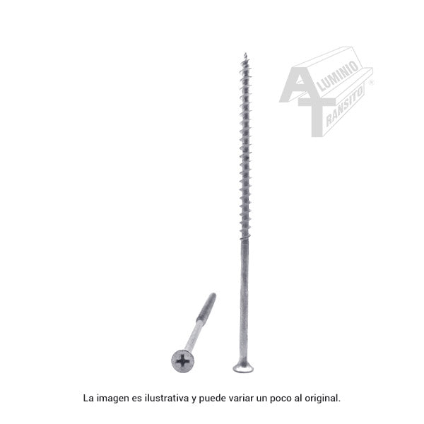 PIJA 10*5 C/PLANA GALVANIZADA