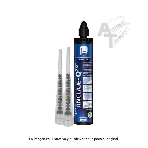 PENS ANCLAJE Q70 300ML GRIS CARTUCHO