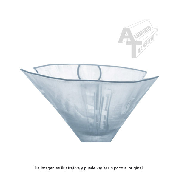 H PARA POLICARBONATO CRISTAL 7.32 MTS.