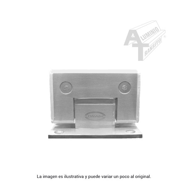 BISAGRA MURO VIDRIO SATIN (1033) BMVAIS