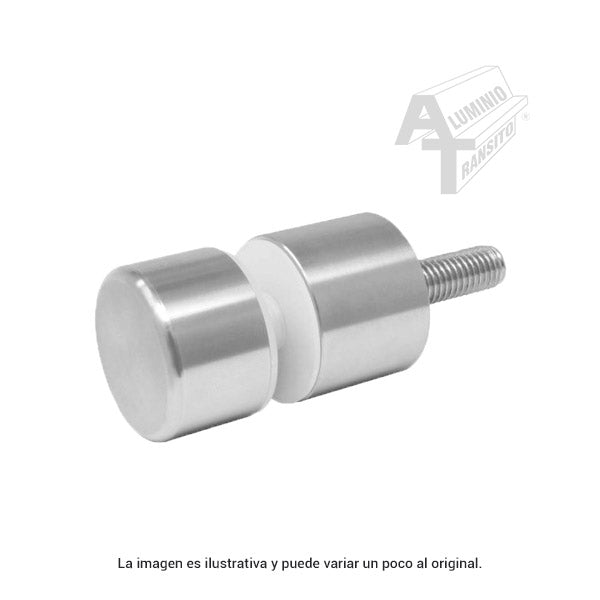 CONECTOR LARGO MURO VIDRIO SATIN