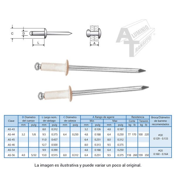 REMACHE EN 100C AS-44