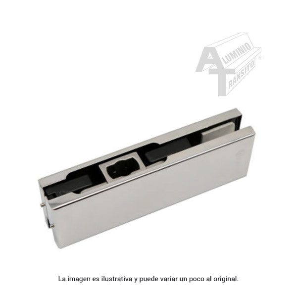 HERRAJE INFERIOR ACERO INOX 8MM SATIN