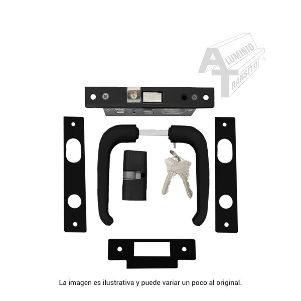 CHAPA LLAVE LLAVE CON MANIJA NEGRO