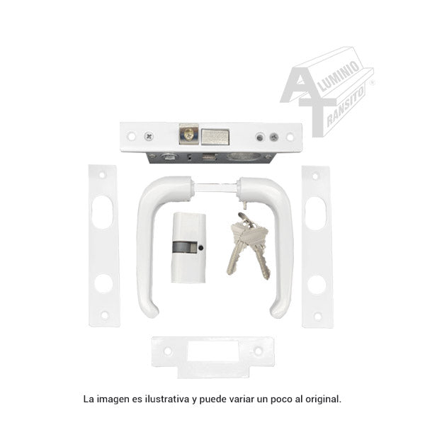 CHAPA LLAVE LLAVE CON MANIJA BLANCO