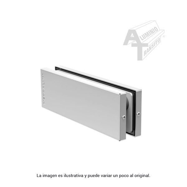 HERRAJE INF. P/PUERTA VIDRIO TEMP SATIN
