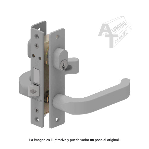 CHAPA P/PUERTA DOBLE MANIJA IMPERIAL NAT