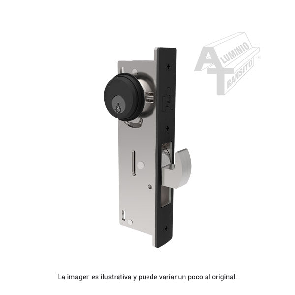 CHAPA P/PUERTA DE GANCHO P/LINEA 3" NEGR