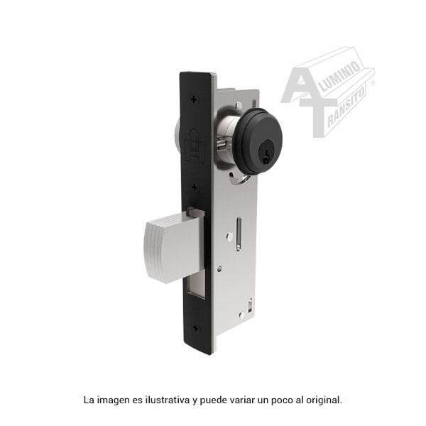 CHAPA P/PUERTA DE PALETA NEGRO