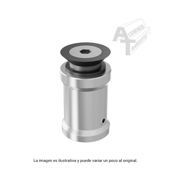 CONECTOR RECTO PACHUCA P/VIDRIO SATIN