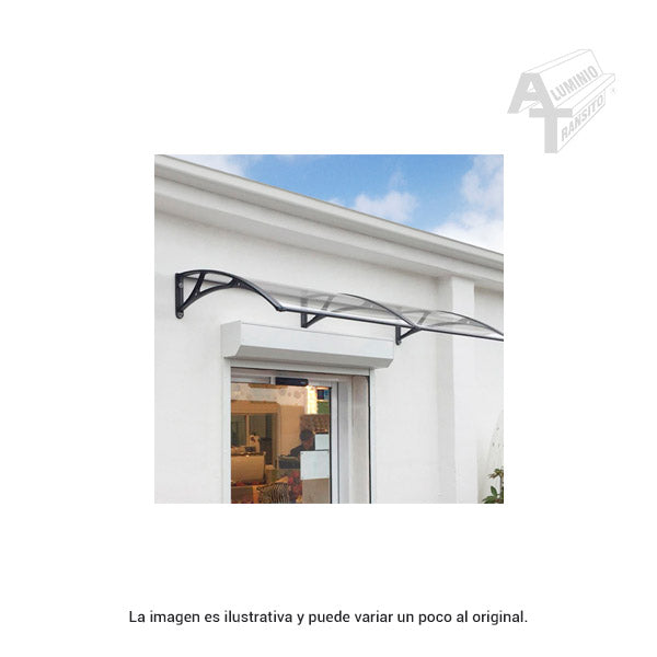 KIT MARQUESINA DE POLICARBONATO 1.20 MTS