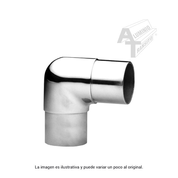 CODO RECTO 50.8MM AC INOX A 90°