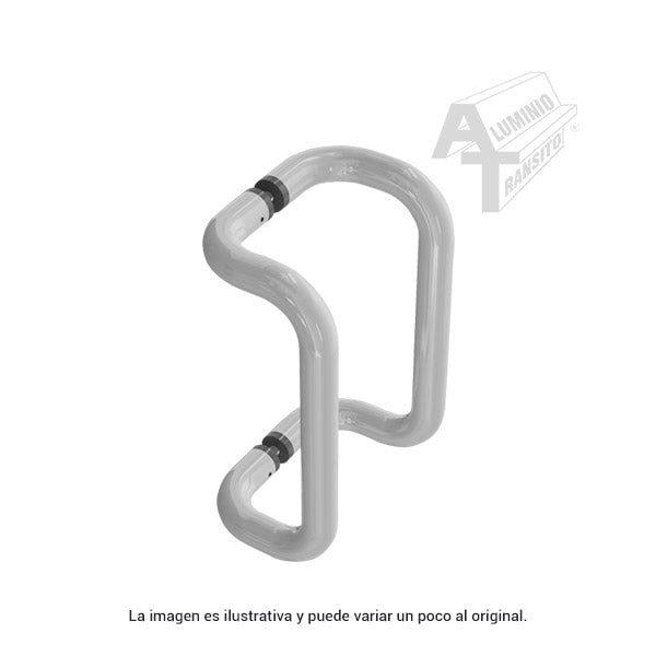 JAL TUBULAR DE ALUMINIO CURVA 1" NAT