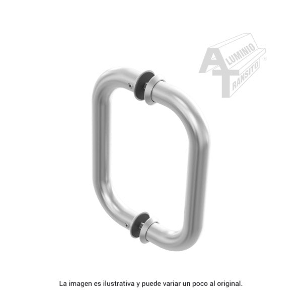 JALADERA TUBULAR RECTA DE LATON CROMO