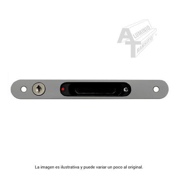 JALADERA 3" GREY C/LLAVE AXCENT