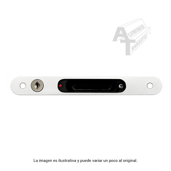 JALADERA 3" BLANCA C/LLAVE AXCENT