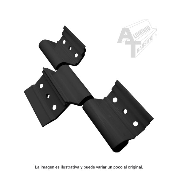 BISAGRA 3 PALAS NEGRA AXENT
