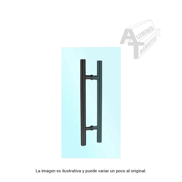 JALADERA TIPO H DE 50 CM NEGRO