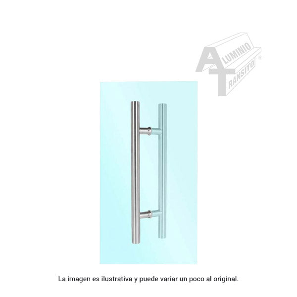 JALADERA TIPO H DE 50 CM SATIN