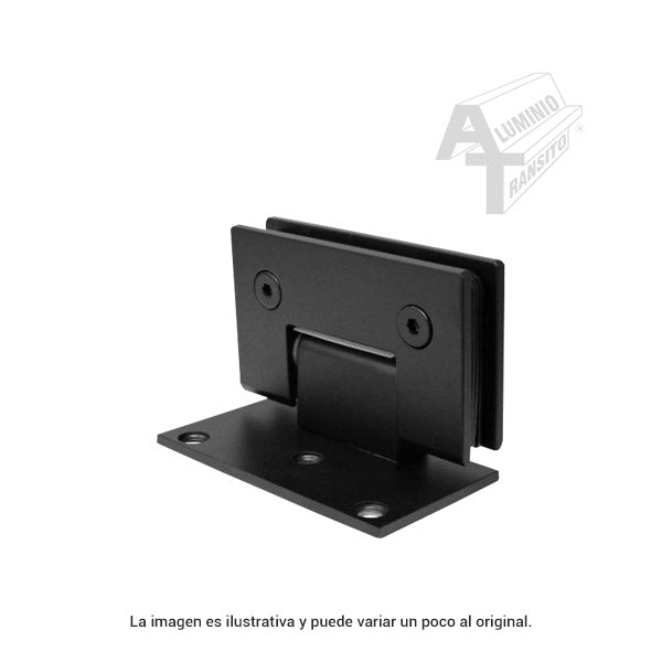 BISAGRA MURO CRISTAL DESFASADA BLACK