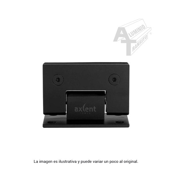 BISAGRA MURO A CRISTAL CENTRADA BLACK