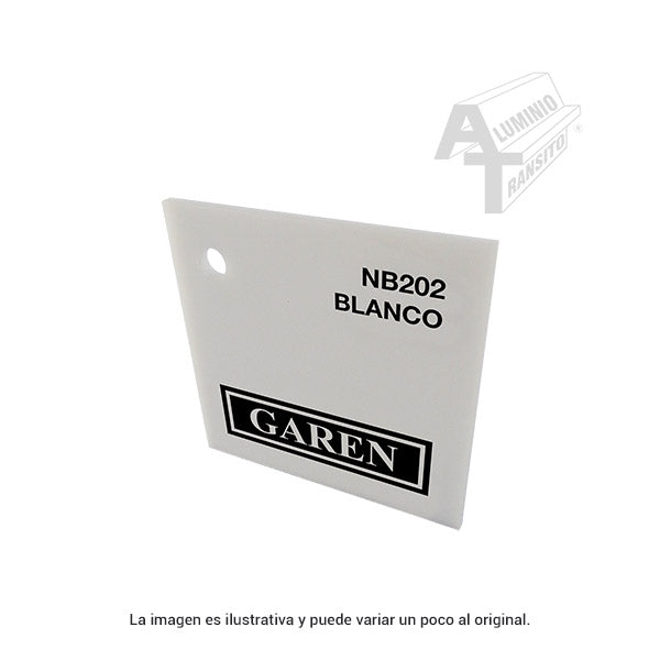 LAM.ACRILICO BLANCO 1.20*2.44 GAREN